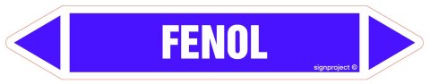 Znak JF154 FENOL - arkusz 2 naklejek, 563x100 mm, FN - Folia samoprzylepna Znak JF154 FENOL - arkusz 2 naklejek, 563x100 mm, FN - Folia samoprzylepna