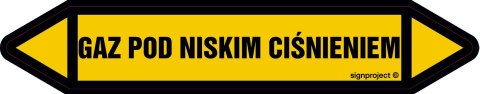 Znak JF187 GAZ POD NISKIM CIŚNIENIEM - arkusz 2 naklejek, 563x100 mm, FN - Folia samoprzylepna Znak JF187 GAZ POD NISKIM CIŚNIENIEM - arkusz 2 naklejek, 563x100 mm, FN - Folia samoprzylepna