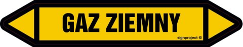 Znak JF189 GAZ ZIEMNY - arkusz 5 naklejek, 225x40 mm, FN - Folia samoprzylepna Znak JF189 GAZ ZIEMNY - arkusz 5 naklejek, 225x40 mm, FN - Folia samoprzylepna
