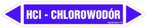 Znak JF195 HCl - CHLOROWODÓR - arkusz 5 naklejek, 225x40 mm, FN - Folia samoprzylepna Znak JF195 HCl - CHLOROWODÓR - arkusz 5 naklejek, 225x40 mm, FN - Folia samoprzylepna