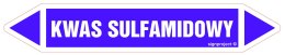 Znak JF253 KWAS SULFAMIDOWY - arkusz 2 naklejek, 563x100 mm, FN - Folia samoprzylepna