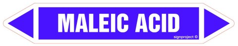 Znak JF263 MALEIC ACID - arkusz 16 naklejek, 140x25 mm, FN - Folia samoprzylepna Znak JF263 MALEIC ACID - arkusz 16 naklejek, 140x25 mm, FN - Folia samoprzylepna