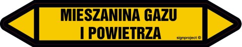Znak JF270 MIESZANINA GAZU I POWIETRZA - arkusz 16 naklejek, 140x25 mm, FN - Folia samoprzylepna Znak JF270 MIESZANINA GAZU I POWIETRZA - arkusz 16 naklejek, 140x25 mm, FN - Folia samoprzylepna