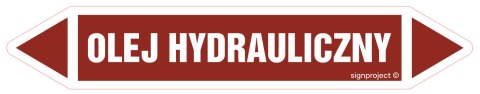 Znak JF292 OLEJ HYDRAULICZNY - arkusz 4 naklejek, 338x60 mm, FN - Folia samoprzylepna Znak JF292 OLEJ HYDRAULICZNY - arkusz 4 naklejek, 338x60 mm, FN - Folia samoprzylepna