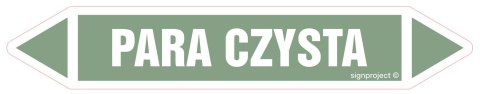 Znak JF307 Para czysta - arkusz 5 naklejek, 225x40 mm, FN - Folia samoprzylepna Znak JF307 Para czysta - arkusz 5 naklejek, 225x40 mm, FN - Folia samoprzylepna