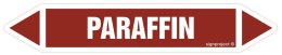 Znak JF314 PARAFFIN - arkusz 5 naklejek, 225x40 mm, FN - Folia samoprzylepna
