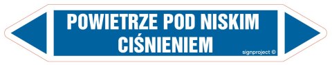 Znak JF342 POWIETRZE POD NISKIM CIŚNIENIEM - arkusz 2 naklejek, 563x100 mm, FN - Folia samoprzylepna Znak JF342 POWIETRZE POD NISKIM CIŚNIENIEM - arkusz 2 naklejek, 563x100 mm, FN - Folia samoprzylepna