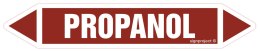 Znak JF357 PROPANOL EN: PROPANOL - arkusz 4 naklejek, 338x60 mm, FN - Folia samoprzylepna