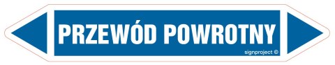 Znak JF367 PRZEWÓD POWROTNY - arkusz 4 naklejek, 338x60 mm, FN - Folia samoprzylepna Znak JF367 PRZEWÓD POWROTNY - arkusz 4 naklejek, 338x60 mm, FN - Folia samoprzylepna