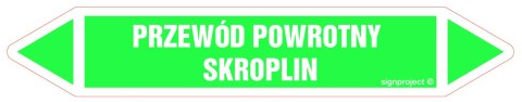 Znak JF370 PRZEWÓD POWROTNY SKROPLIN - arkusz 16 naklejek, 140x25 mm, FN - Folia samoprzylepna Znak JF370 PRZEWÓD POWROTNY SKROPLIN - arkusz 16 naklejek, 140x25 mm, FN - Folia samoprzylepna