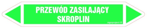 Znak JF379 PRZEWÓD ZASILAJĄCY SKROPLIN - arkusz 4 naklejek, 338x60 mm, FN - Folia samoprzylepna Znak JF379 PRZEWÓD ZASILAJĄCY SKROPLIN - arkusz 4 naklejek, 338x60 mm, FN - Folia samoprzylepna