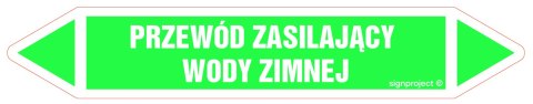 Znak JF383 PRZEWÓD ZASILAJĄCY WODY ZIMNEJ - arkusz 2 naklejek, 563x100 mm, FN - Folia samoprzylepna Znak JF383 PRZEWÓD ZASILAJĄCY WODY ZIMNEJ - arkusz 2 naklejek, 563x100 mm, FN - Folia samoprzylepna