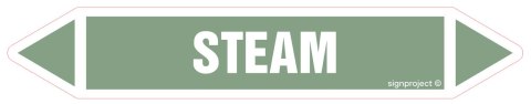 Znak JF434 STEAM - arkusz 4 naklejek, 338x60 mm, FN - Folia samoprzylepna Znak JF434 STEAM - arkusz 4 naklejek, 338x60 mm, FN - Folia samoprzylepna