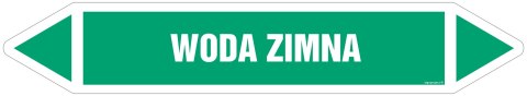 Znak JF525 WODA ZIMNA - arkusz 16 naklejek, 140x25 mm, FN - Folia samoprzylepna Znak JF525 WODA ZIMNA - arkusz 16 naklejek, 140x25 mm, FN - Folia samoprzylepna
