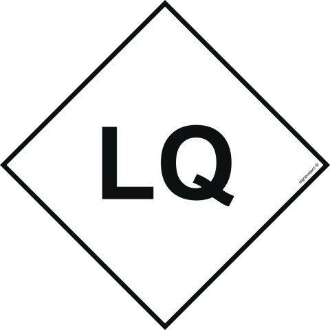 Znak MB028 Ograniczona ilość materiałów niebezpiecznych, 100x100 mm, FN - Folia samoprzylepna Znak MB028 Ograniczona ilość materiałów niebezpiecznych, 100x100 mm, FN - Folia samoprzylepna