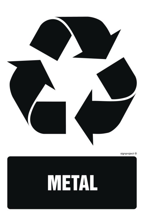 Znak OD100 Etykiety na pojemniki na odpady - Metal, Odpady organiczne, Papier, Szkło, Tworzywa sztuczne, 100x150 mm, FN - Folia Znak OD100 Etykiety na pojemniki na odpady - Metal, Odpady organiczne, Papier, Szkło, Tworzywa sztuczne, 100x150 mm, FN - Folia