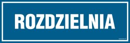 Znak PA073 Rozdzielnia, 600x200 mm, PN - Płyta 1 mm