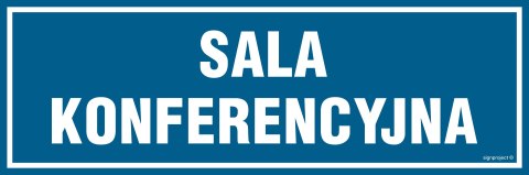 Znak PA140 Sala konferencyjna, 300x100 mm, PN - Płyta 1 mm Znak PA140 Sala konferencyjna, 300x100 mm, PN - Płyta 1 mm