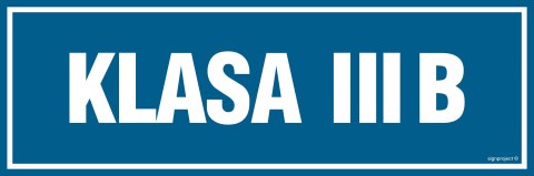 Znak PA173 Klasa 3B, 300x100 mm, PN - Płyta 1 mm Znak PA173 Klasa 3B, 300x100 mm, PN - Płyta 1 mm