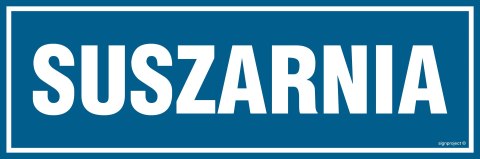 Znak PA240 Suszarnia, 150x50 mm, FN - Folia samoprzylepna Znak PA240 Suszarnia, 150x50 mm, FN - Folia samoprzylepna