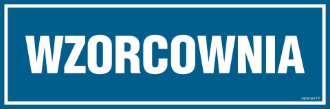 Znak PA245 Wzorcownia, 300x100 mm, FN - Folia samoprzylepna Znak PA245 Wzorcownia, 300x100 mm, FN - Folia samoprzylepna