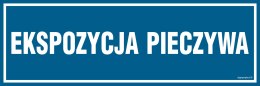 Znak PA265 Ekspozycja pieczywa, 300x100 mm, PN - Płyta 1 mm