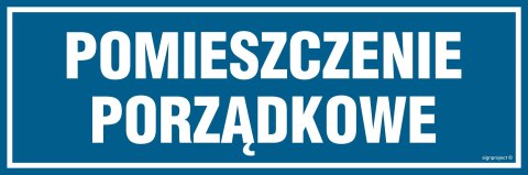 Znak PA291 Pomieszczenie porządkowe, 150x50 mm, PN - Płyta 1 mm Znak PA291 Pomieszczenie porządkowe, 150x50 mm, PN - Płyta 1 mm