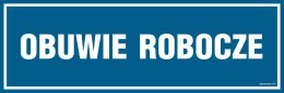 Znak PA326 Obuwie robocze, 150x50 mm, PN - Płyta 1 mm