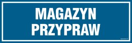 Znak PA362 Magazyn przypraw, 150x50 mm, FN - Folia samoprzylepna