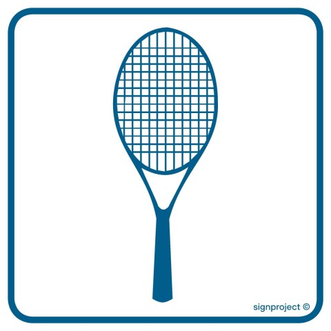 Znak RC002 Korty tenisowe, 300x300 mm, PN - Płyta 1 mm Znak RC002 Korty tenisowe, 300x300 mm, PN - Płyta 1 mm