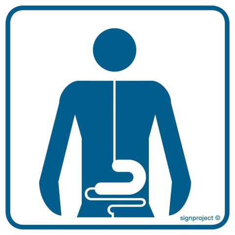 Znak RE014 Gastrologia, 200x200 mm, PN - Płyta 1 mm Znak RE014 Gastrologia, 200x200 mm, PN - Płyta 1 mm