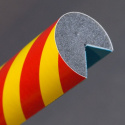 Profil ochronny ostrzegawczy czerwono - żółty, 1 M, gąbka elastyczna