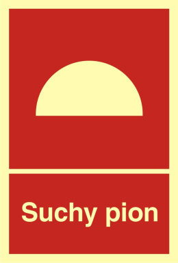 Suchy pion, 15x22,2 cm, folia