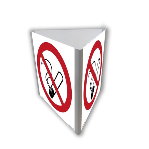 Znak BA801 Palenie tytoniu zabronione (3D dościenny), 350x350 mm, PN - Płyta 1 mm Znak BA801 Palenie tytoniu zabronione (3D dościenny), 350x350 mm, PN - Płyta 1 mm