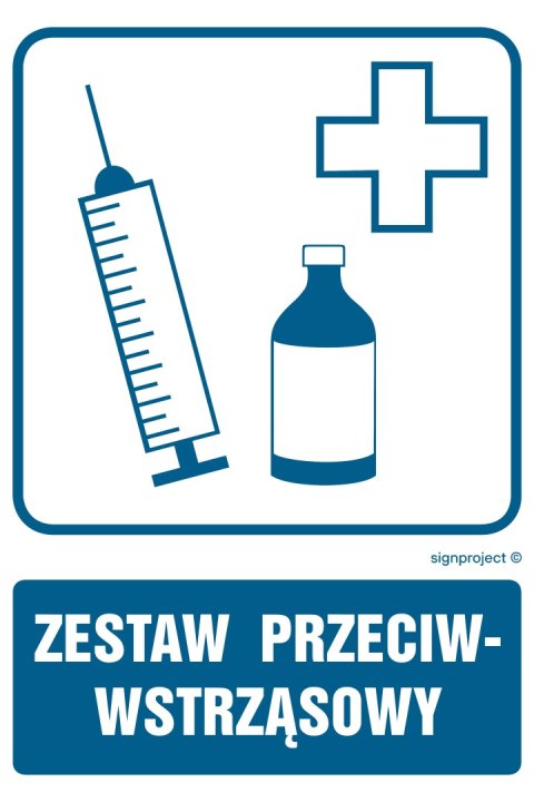 Znak RF022 Zastaw przeciwwstrząsowy, 150x225 mm, FN - Folia samoprzylepna Znak RF022 Zastaw przeciwwstrząsowy, 150x225 mm, FN - Folia samoprzylepna