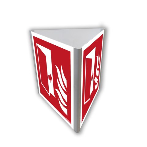 Znak BF807 Drzwi przeciwpożarowe (3D dościenny), 350x350 mm, PN - Płyta 1 mm Znak BF807 Drzwi przeciwpożarowe (3D dościenny), 350x350 mm, PN - Płyta 1 mm