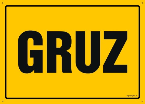 Naklejka OA117 Gruz, 450x320 mm, FN - Folia samoprzylepna Naklejka OA117 Gruz, 450x320 mm, FN - Folia samoprzylepna