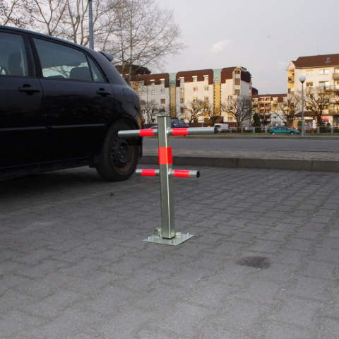 Blokada parkingowa JEŻ na kłódkę ocynkowana Blokada parkingowa JEŻ na kłódkę ocynkowana