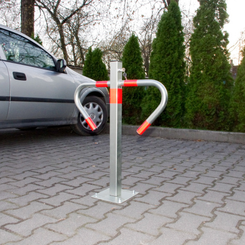 Blokada parkingowa MEWA na zamek ocynkowana 750 mm Blokada parkingowa MEWA na zamek ocynkowana 750 mm