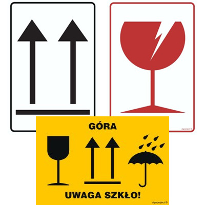 Nalepki przesyłkowe