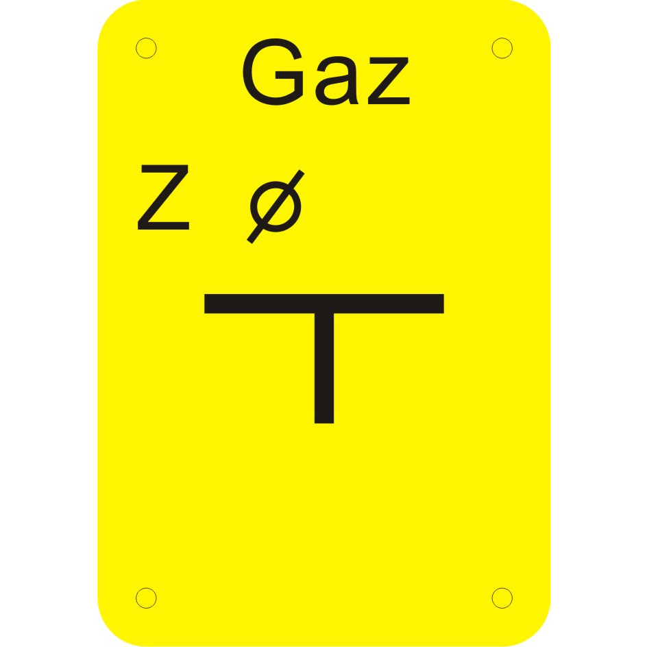 Tabliczki orientacyjne dla gazociągów