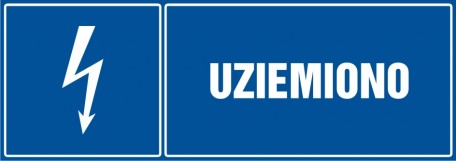 Tablice urządzeń elektrycznych - informacyjne poziome